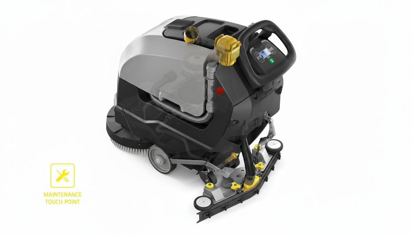 maszyna czyszcząca z łatwą obsługą